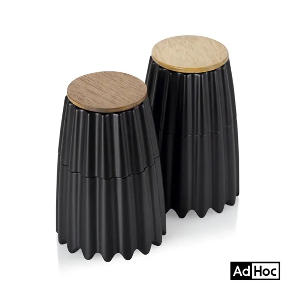 The AdHoc MagTwo Salt and Pepper Mill Set with bamboo lid... from ASI 84592 St Regis Group