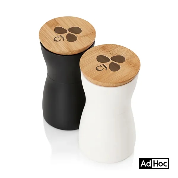 The AdHoc Twin Salt and Pepper Mill Set combines striking dark... from ASI 84592 St Regis Group