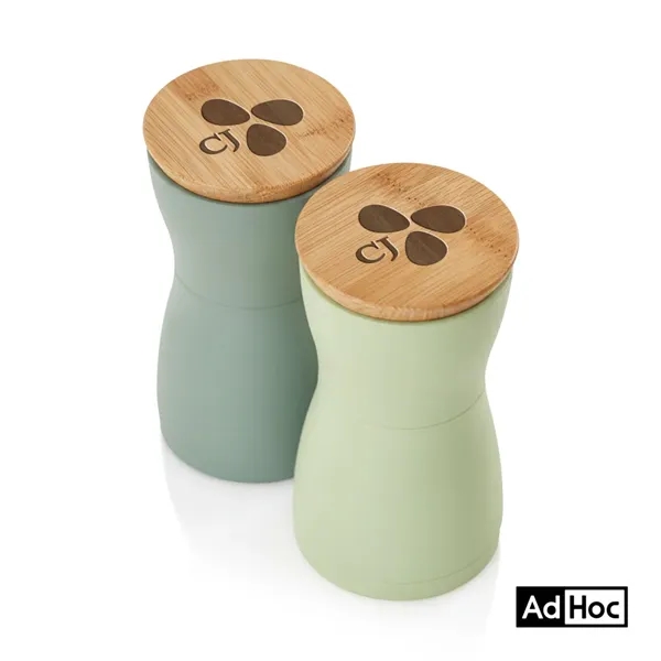 The AdHoc Twin Salt and Pepper Mill Set combines striking dark... from ASI 84592 St Regis Group