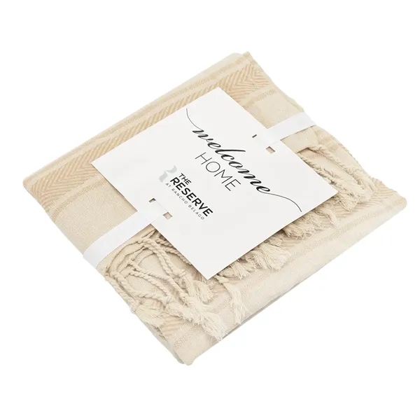 3' x 6'  woven cotton and polyester beach towel with... from ASI 61125 Hit Promotional Products / Hit®