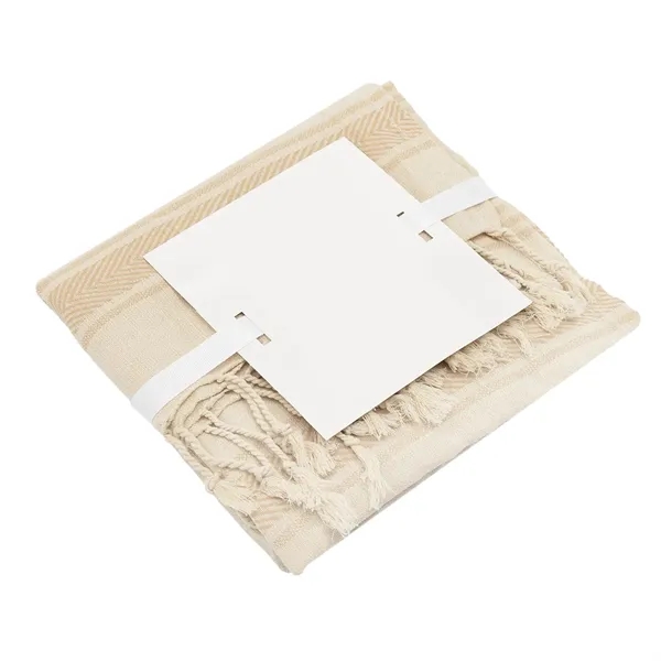 3' x 6'  woven cotton and polyester beach towel with... from ASI 61125 Hit Promotional Products / Hit®