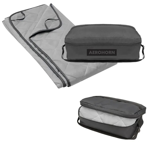 55" x 59" packable blanket with zippered carry case.... from ASI 61125 Hit Promotional Products / Hit®