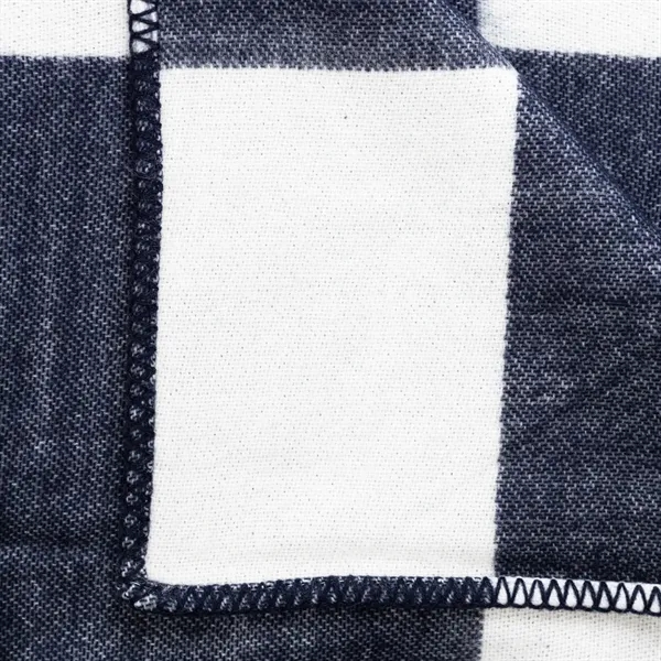 53" x 67" throw blanket made of 100% acrylic with whipstitch.... from ASI 61125 Hit Promotional Products / Hit®
