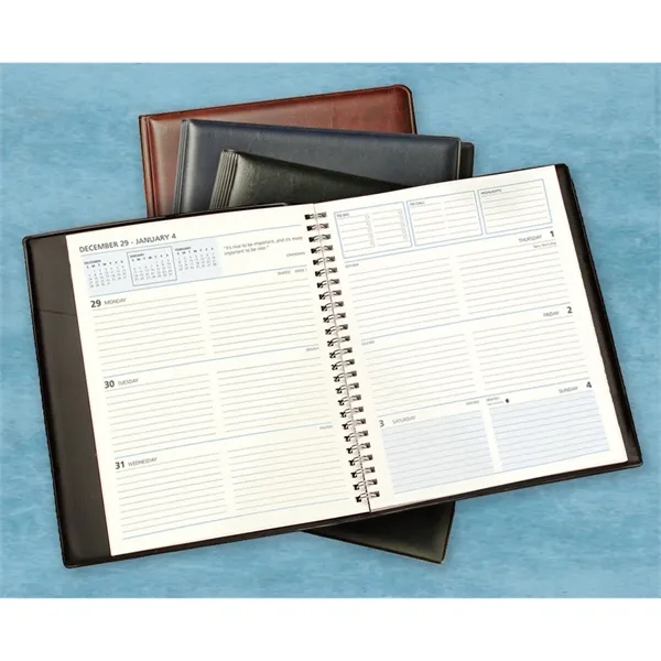 Executive time manager with padded heat sealed cover.... from ASI 48575 Datamax International Inc / The Datamax Collection