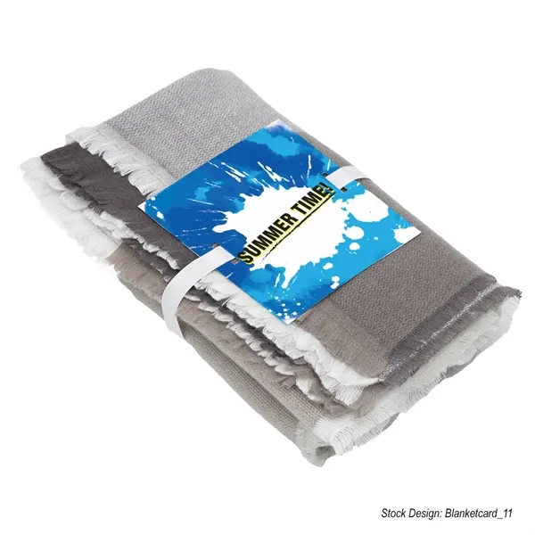 50" x 60" throw blanket made of 100% polyester.... from ASI 61125 Hit Promotional Products / Hit®