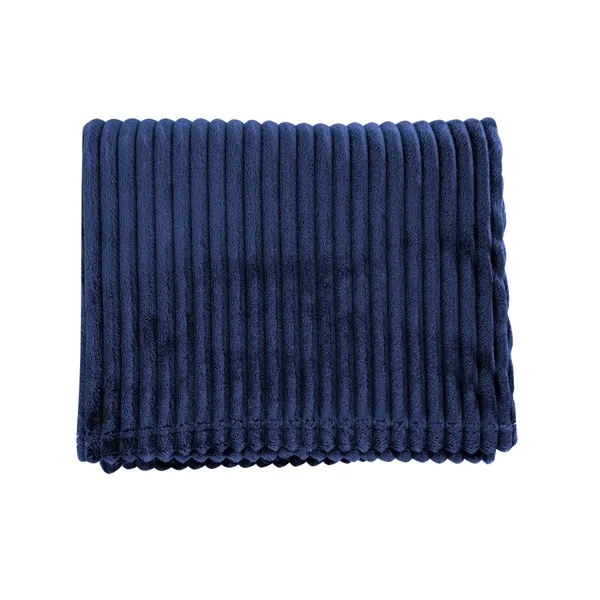 50" x 60" ribbed flannel blanket made from recycled polyester.... from ASI 61125 Hit Promotional Products / Hit®