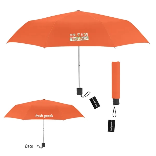 42" arc umbrella with Fresh Goods hang tag.... from ASI 61125 Hit Promotional Products / Hit®