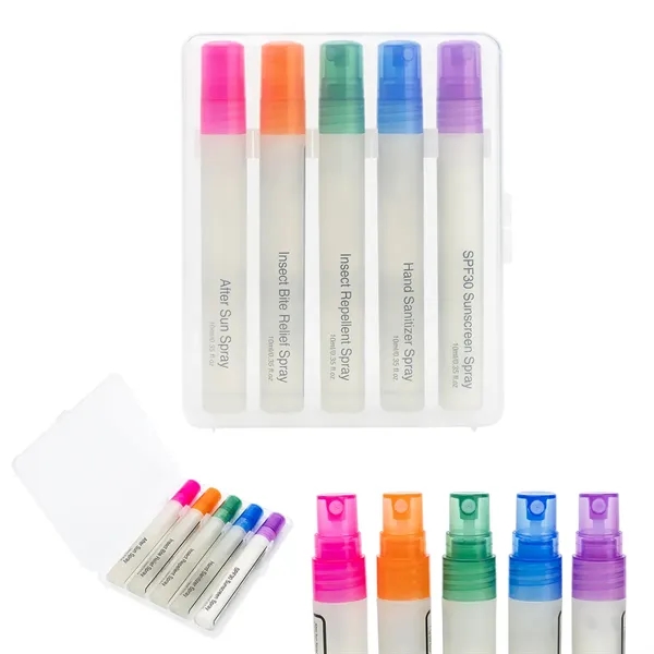 Item #90070 5-Piece Outdoor Essentials Spray Bottle Set