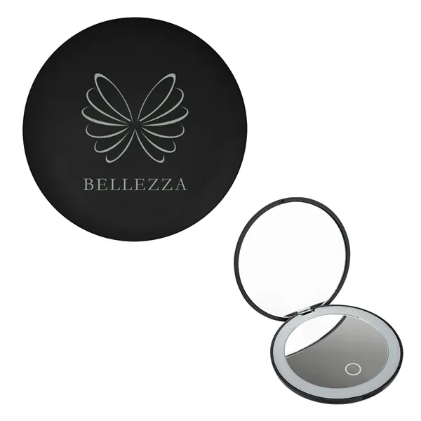 LED Mirror With Dual Magnification... from ASI 61125 Hit Promotional Products / Hit®