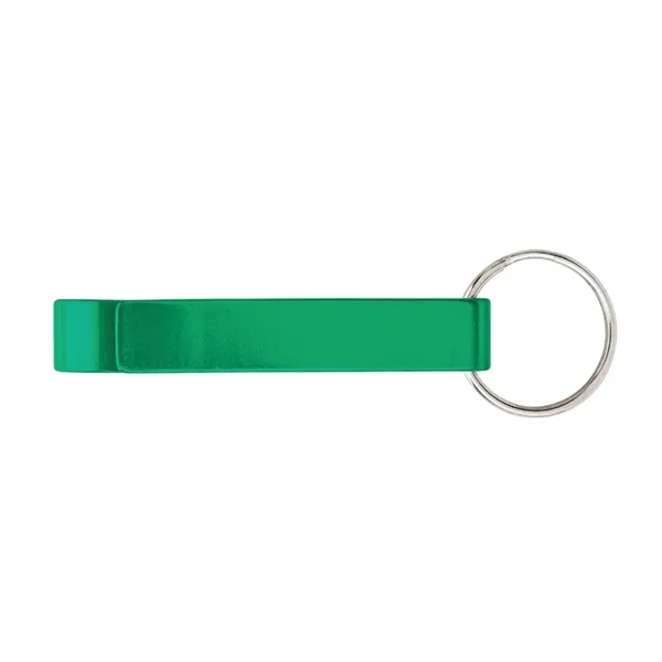 Aluminum bottle opener keyring plus laser engraving on 1 location... from ASI 37218 Athena Promo (tm)