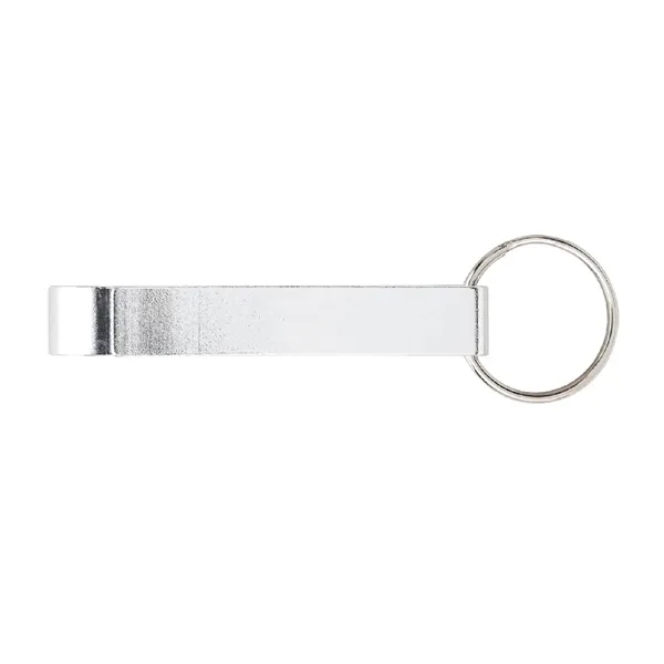 Aluminum bottle opener keyring plus laser engraving on 1 location... from ASI 37218 Athena Promo (tm)