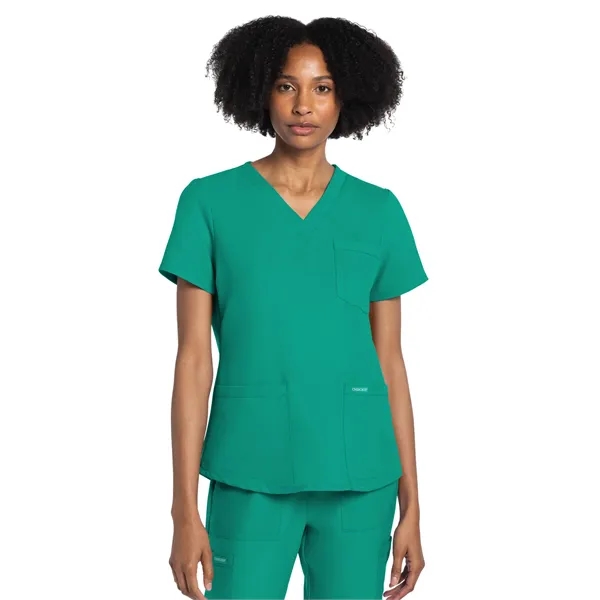 Cherokee - WW Originals Ultra - Women's 3-Pocket V-Neck Top... from ASI 86018 Scrub Authority