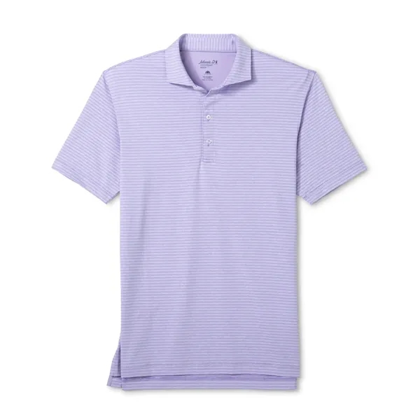 Johnnie-O Michael Striped Polo is made from cool and comfortable Prep-Formance... from ASI 38120 Ball Pro / Diversified Quality Kitchenware / Branded Apparel Designs