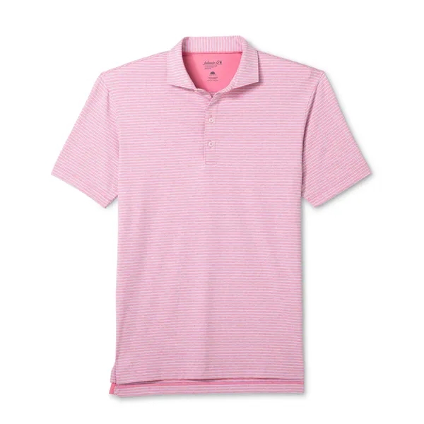 Johnnie-O Michael Striped Polo is made from cool and comfortable Prep-Formance... from ASI 38120 Ball Pro / Diversified Quality Kitchenware / Branded Apparel Designs