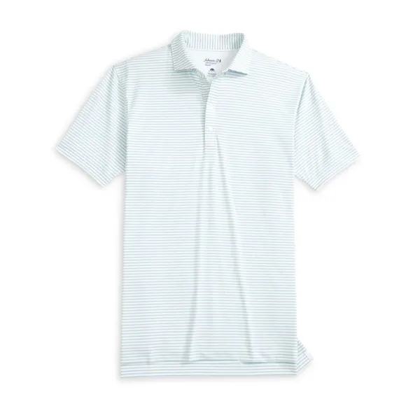 Johnnie-O Michael Striped Polo is made from cool and comfortable Prep-Formance... from ASI 38120 Ball Pro / Diversified Quality Kitchenware / Branded Apparel Designs