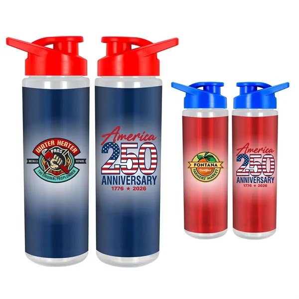 Patriotic Lumina 24 oz. Bottle... from ASI 30208 A P Specialties / AP Specialties