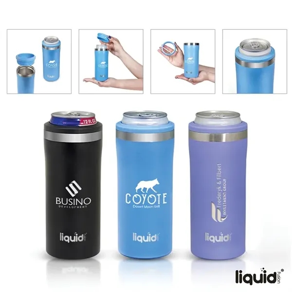 Liquid Fusion® 12 oz. Double Wall, Stainless Steel Skinny...... from ASI 67866 Logomark/Valumark