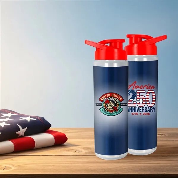 Patriotic Lumina 24 oz. Bottle... from ASI 30208 A P Specialties / AP Specialties