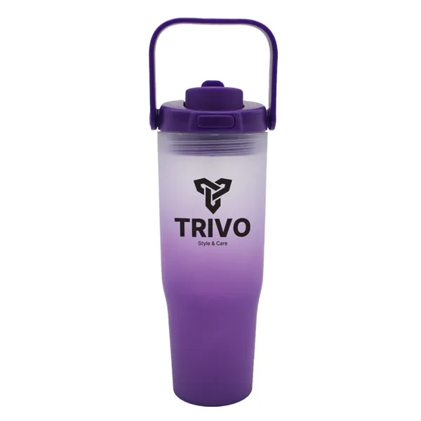 Halcyon® 30 oz. Recycled Ombre Tumbler with Carrying Handle... from ASI 30270 Aakron Line