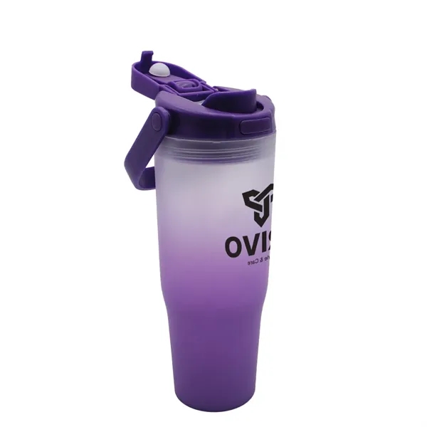 Halcyon® 30 oz. Recycled Ombre Tumbler with Carrying Handle... from ASI 30270 Aakron Line