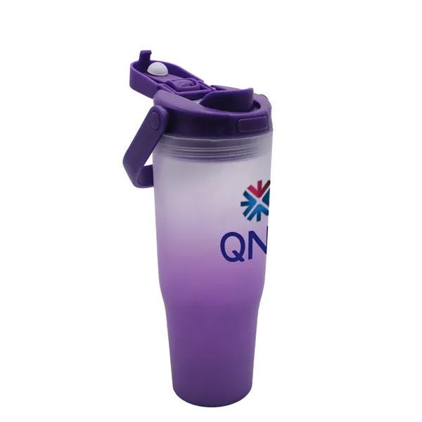 Halcyon® 30 oz. Recycled Ombre Tumbler with Carrying Handle... from ASI 30270 Aakron Line