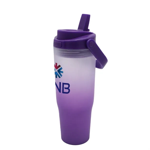 Halcyon® 30 oz. Recycled Ombre Tumbler with Carrying Handle... from ASI 30270 Aakron Line