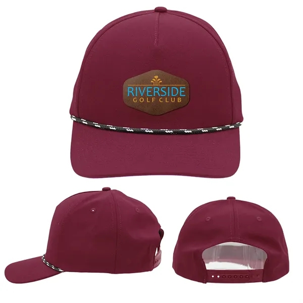 Performance Rope Hat, Leather Patch - Full Color Digital... from ASI 30270 Aakron Line