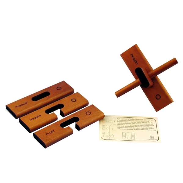 Wood star puzzle with interlocking "legs".... from ASI 88156 Solid Dimensions Inc / Solid Dimensions Line