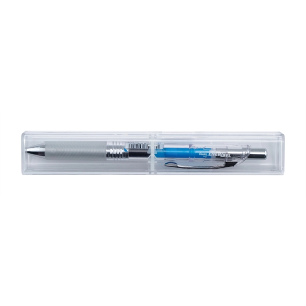EnerGel Ice 0,7mm Retractable Liquid Gel Ink Pen, plastic clear barrel... from ASI 77240 Pentel Of America LTD / Pentel®