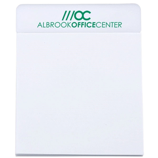 3" x 3 1/2" white note pad with 50 self-adhesive sheets... from ASI 43051 CPS / Keystone CPS CPS/Keystone