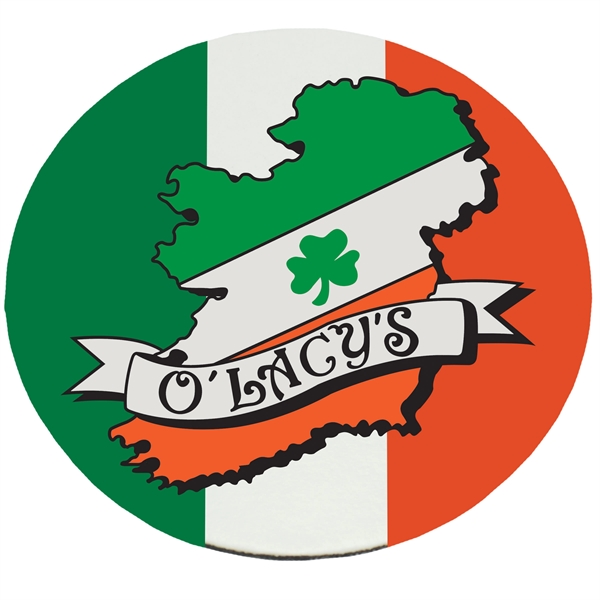 3 1/2" x 1 1/16" round coaster with waterproof plastic surface... from ASI 43051 CPS / Keystone CPS CPS/Keystone