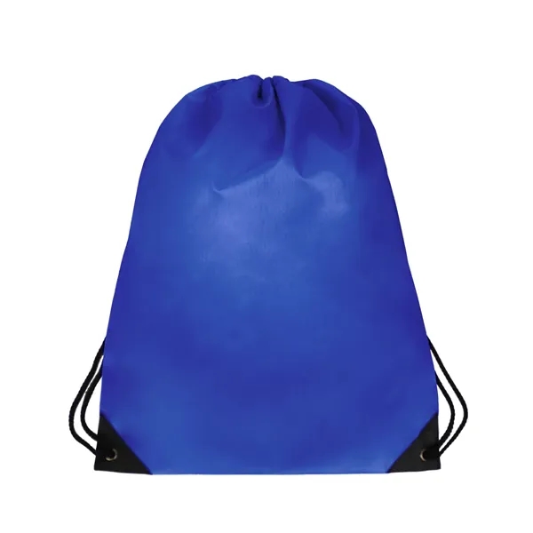 14.5" x 18" 210 Denier polyester drawstring backpack in assorted colors... from ASI 37980 Bagworld