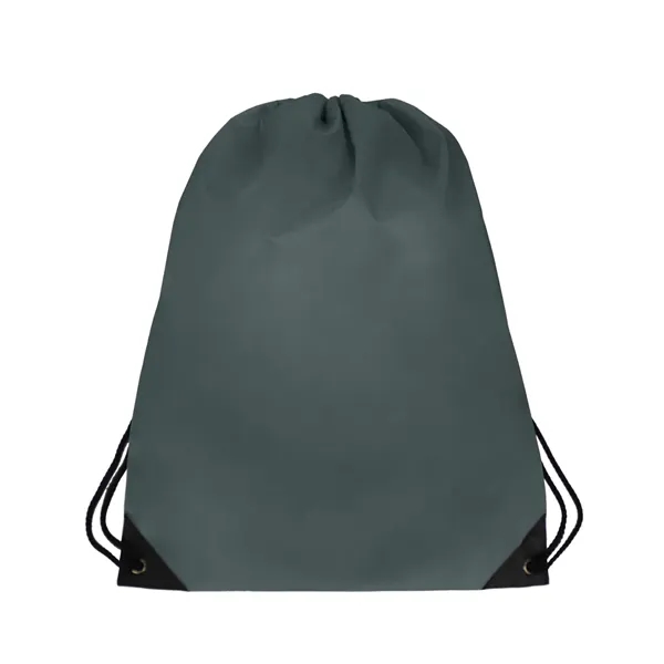 14.5" x 18" 210 Denier polyester drawstring backpack in assorted colors... from ASI 37980 Bagworld