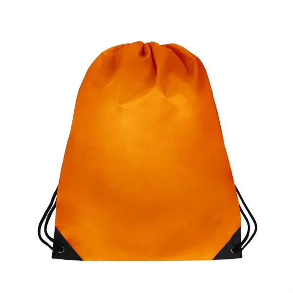 14.5" x 18" 210 Denier polyester drawstring backpack in assorted colors... from ASI 37980 Bagworld