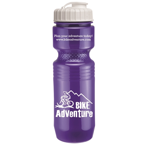 PET solid color sport bottle with flip top lid that's BPA... from ASI 43051 CPS / Keystone CPS CPS/Keystone