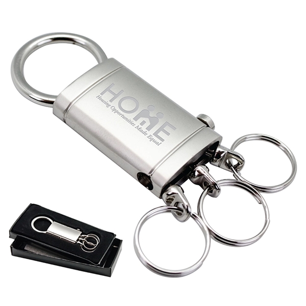 Silver tone separating valet key tag.... from ASI 30112 ACE Products / Ace Line