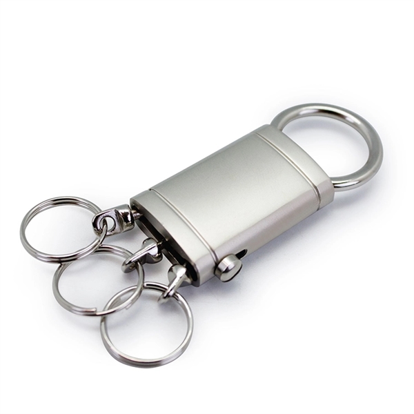 Silver tone separating valet key tag.... from ASI 30112 ACE Products / Ace Line