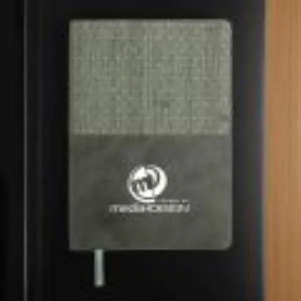 Interlink Soft PU Journal with FSC® Paper with matching ribbon bookmark.... from ASI 52840 Evans Manufacturing