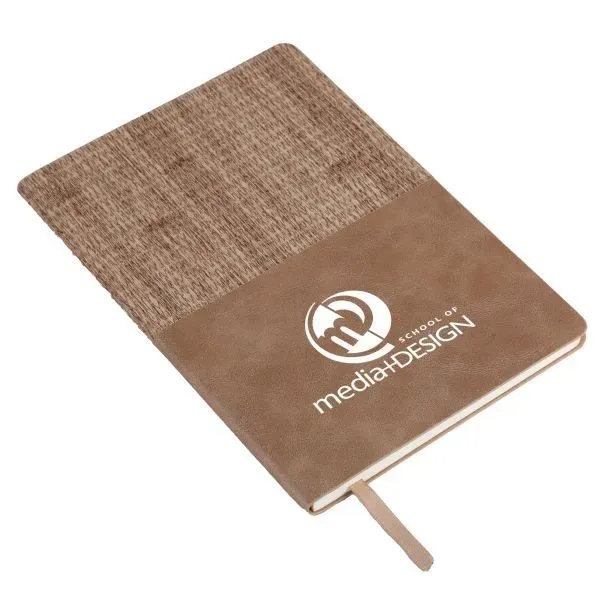 Interlink Soft PU Journal with FSC® Paper with matching ribbon bookmark.... from ASI 52840 Evans Manufacturing