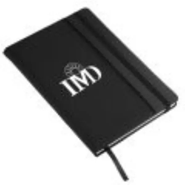 Journal with block pattern on cover, 80 lined sheets of FSC®... from ASI 52840 Evans Manufacturing