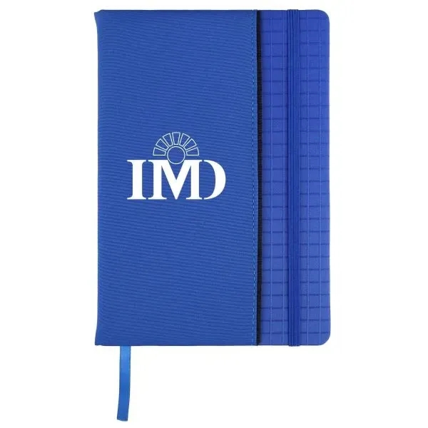 Journal with block pattern on cover, 80 lined sheets of FSC®... from ASI 52840 Evans Manufacturing