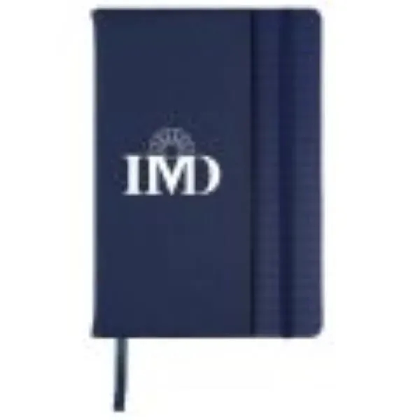Journal with block pattern on cover, 80 lined sheets of FSC®... from ASI 52840 Evans Manufacturing