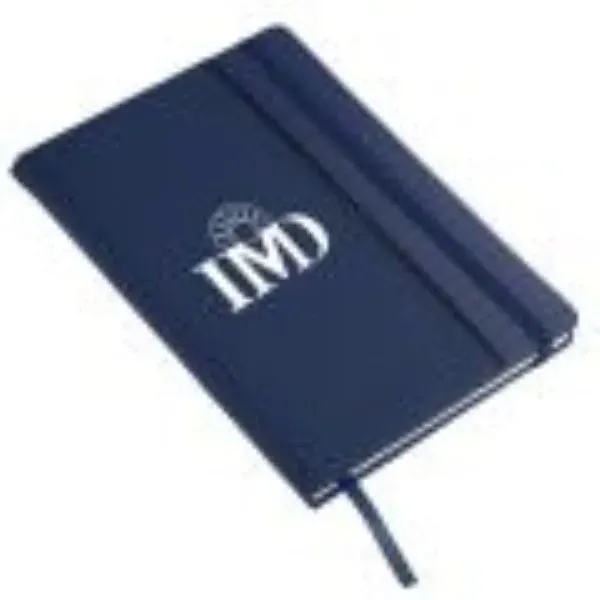 Journal with block pattern on cover, 80 lined sheets of FSC®... from ASI 52840 Evans Manufacturing