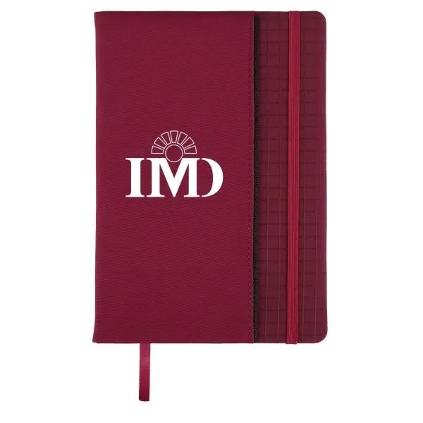 Journal with block pattern on cover, 80 lined sheets of FSC®... from ASI 52840 Evans Manufacturing