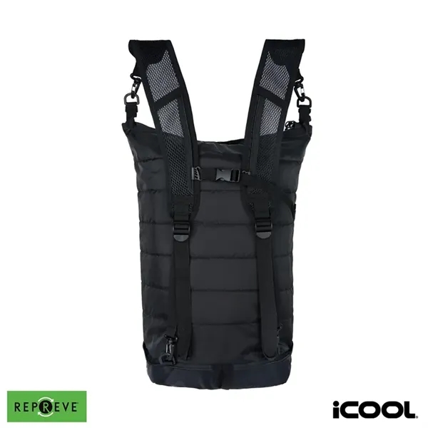 iCOOL® Rockvale Repreve® Packable Puffer 24-Can Backpack ...... from ASI 67866 Logomark/Valumark
