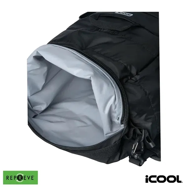 iCOOL® Rockvale Repreve® Packable Puffer 24-Can Backpack ...... from ASI 67866 Logomark/Valumark
