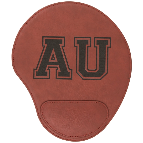 9" x 10 1/4" PU leatherette mousepad with wrist rest.... from ASI 74601 Calico