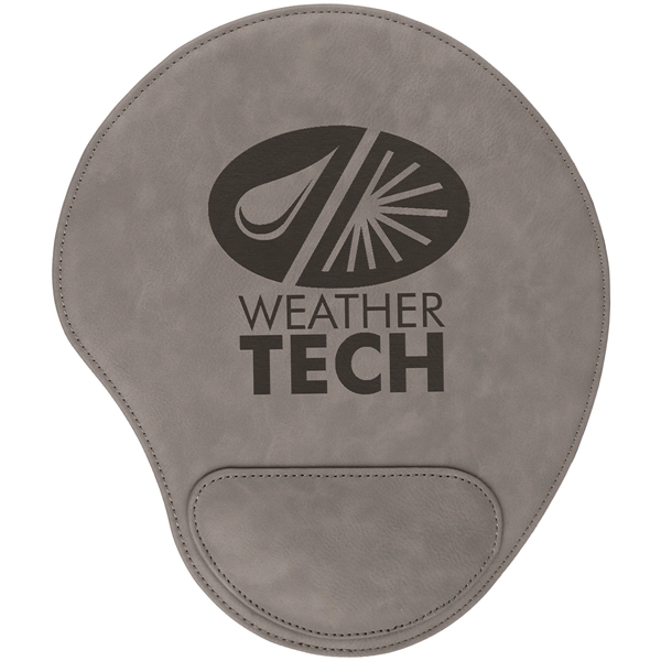 9" x 10 1/4" PU leatherette mousepad with wrist rest.... from ASI 74601 Calico