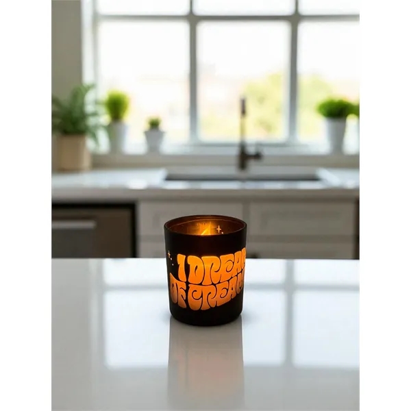 Black glass provides a rich, modern background for your engraved artwork... from ASI 38850 Bath Promotions / Bath Promotions