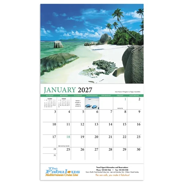 Beaches Appointment Calendar - Stapled... from ASI 40480 Koozie Group / HotLine®